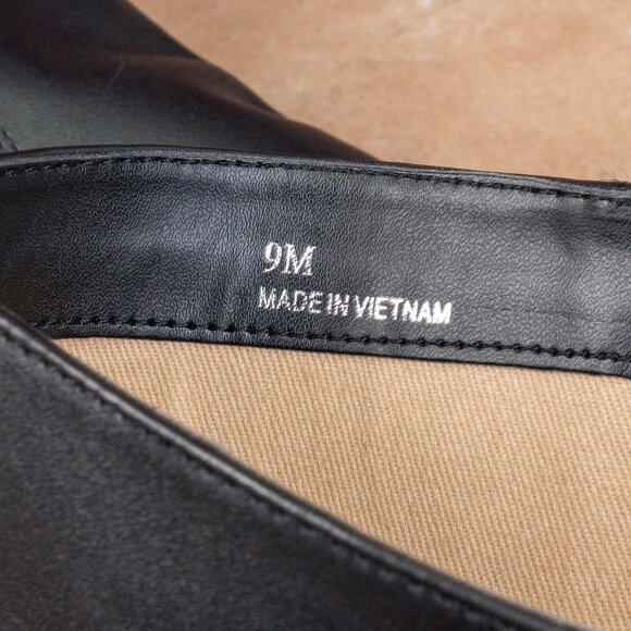 Linea Paolo Women Kamile Black Leather Buckle Knee Riding Fashion Boots sz 9 - Picture 9 of 10